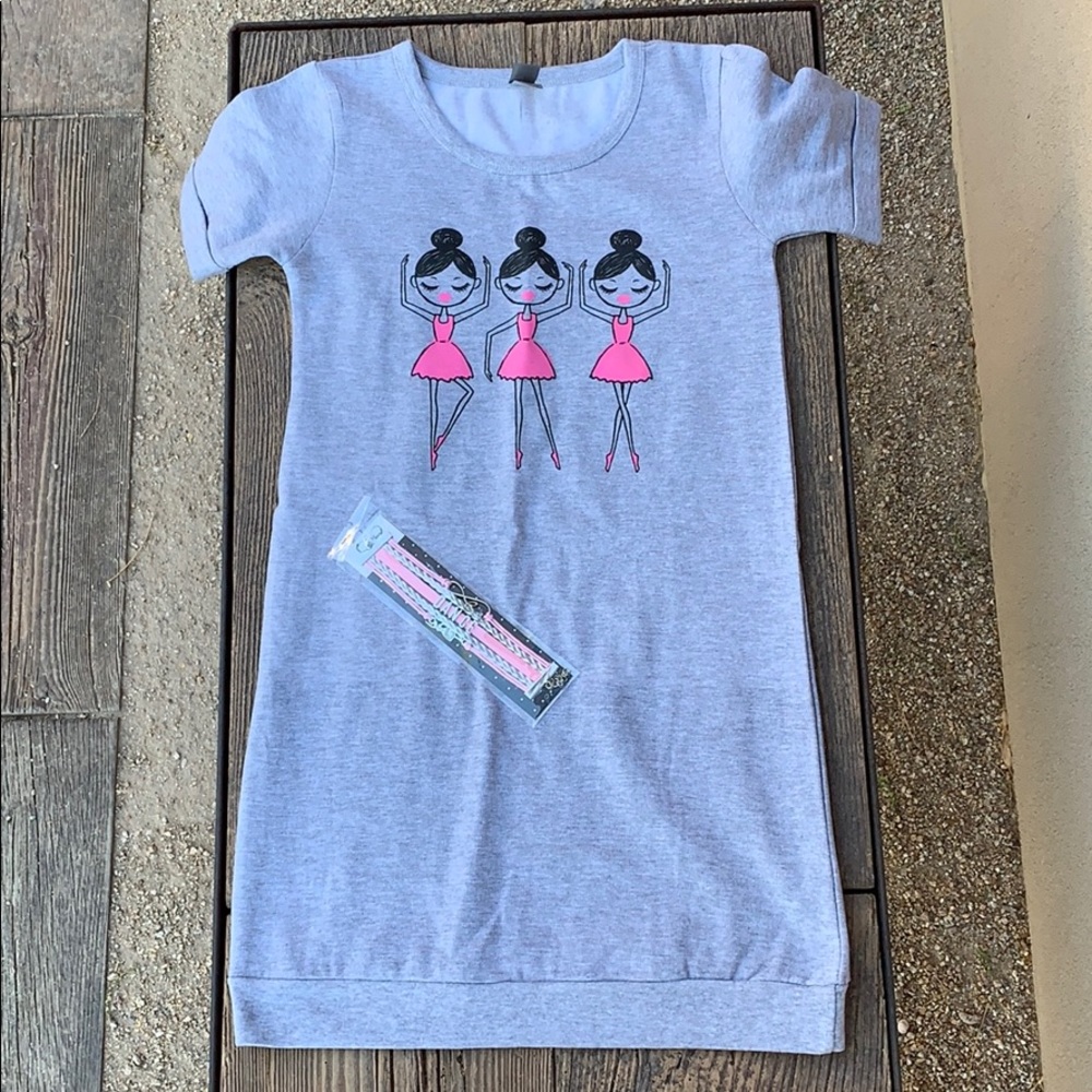 3/$20{Instant Message}Sz Y Girls S Ballerina Dress